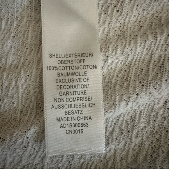 Adrianna Papell Embroidered Lace Long Sleeve Overlay Blouse - Picture 7 of 11